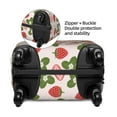 thumbnail image 4 of Fotbe Strawberries And Leaf Luggage Cover Protector,Suitcase Protector,Scratch and Dirt Resistant,Fits 18-32 Inch Luggage-Large, 4 of 9