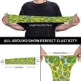 thumbnail image 4 of Easygdp Watercolor Kiwi Fruits Summer Adult Ice Silk Sunscreen Arm Cover with Thumbhole, Cooling Compression Arm Cover for Running, 4 of 8