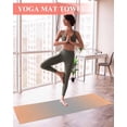 thumbnail image 2 of LightSalmon Gray Ombre Yoga Towel for Hot Yoga Non Slip, Modern Gradient Abstract Art Yoga Mat Towel Absorbent Yoga Sweat Towels Microfiber Hot Yoga Blanket for Bikram Pilates 26"x70", 2 of 7