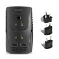 thumbnail image 2 of Convertidor de voltaje de viaje DoAce C11 2000W actualizado para secad, 2 of 2