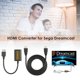 thumbnail image 2 of Adaptador HDMI Adaptador portátil de alta definición compatible con HDMI, práctica línea de conversión de dongle, especial para consola Sega Dreamcast Hugtrwg Para estrenar, 2 of 9