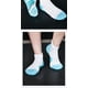 thumbnail image 2 of Xiao Hua 10 pares de calcetines invisibles para mujer y hombre, de corte bajo, tobilleros, antideslizantes, deportivos, para correr, informales, novedosos, negros, talla M (40-44), 2 of 2