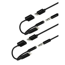 Lightning AUX Headphone Jack Adapter (2Pack)for Apple MFi Certified Dongle for iPhone 14 13 12 Pro Max 3.5mm Earbuds Audio Charger Cable Splitter for iPad Connector charging Earphone Car Cord Adaptor