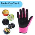 thumbnail image 3 of Ciclismo Otoño Invierno Guantes Pantalla táctil Fleece Mitten Impermeable (L Pink) Likrtyny Para estrenar, 3 of 8