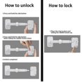 thumbnail image 5 of 2 Pack Child Proof Window Restrictor, Adjustable Baby Safety Window Lock, Window Safety Locks for Toddlers & Pets, Easy to Install Suitable for Door, 5 of 5