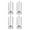 Argent 20cm, variant on 4x M10 Thread Bed Frame Legs Furniture Support Legs for Sofas Cafe Bathroom Black 8cm