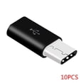 thumbnail image 1 of Adaptador universal tipo C macho a micro USB hembra de 1/5/10 Uds., Convertidor de carga de sincronización de datos, conector USB-C seitruly PJ6824-02B, 1 of 2
