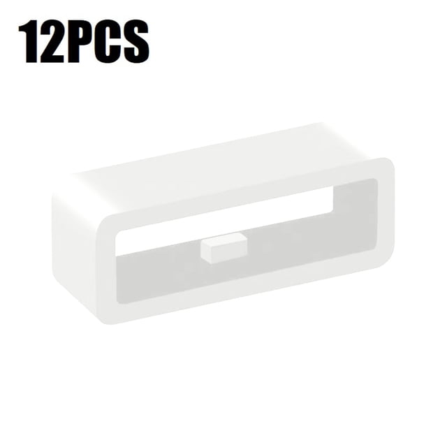 【22mm】【12PCS】Universal Silicon Ring Buckle For Watch Straps With Rubber Rings Powerful Fixing Device Compatible With Watch Straps In Metal Leather And Other Materials. Rugged