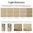thumbnail image 5 of BERTHMEER 5'x7' Area Rugs for Living Room Washable Bedroom Rugs Distressed Vintage Oriental Traditional Print Light Brown Rug for Dining Room Farmhouse Non-Silp Stain Resistant Carpet, Light Brown, 5 of 5