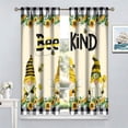thumbnail image 4 of Sunflower Kids Curtains,Cute Cartoon Gnome Bee Summer Sunflower Garden Pattern for Boys Girls Bedrooms Living Room Windows Drapes 42x54 Inch, 4 of 6