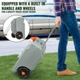 thumbnail image 7 of Hike Crew RV 6-Gallon Portable Waste Tank, 2-Piece, Gray/Black, Plastic with Wheels & Handle, 7 of 7