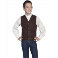 thumbnail image 1 of Scully RW041K-WAL-XL Kids Rangewear Frontier Vest, Walnut, XL, 1 of 2