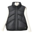 thumbnail image 2 of Qulqfy Quilted Jacket Women Puffy Plus Size Black Stand Collar Zip Up Sleeveless Puffer Vest Womens Fall Jackets XXL, 2 of 4