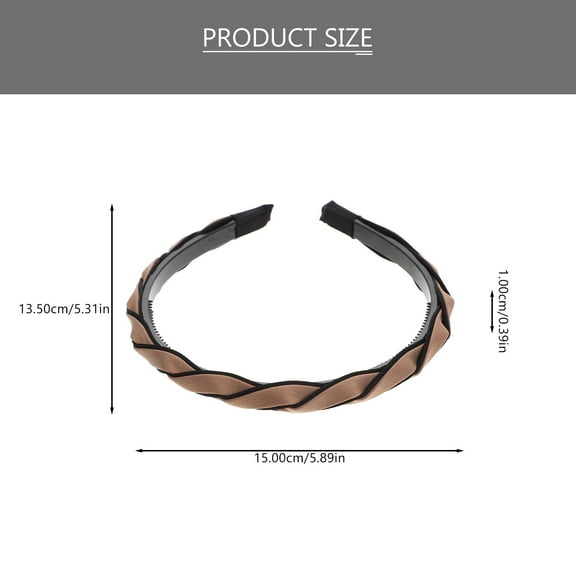 ELAYARD Lightweight Cloth Hairbands for Women, Chic Toothed Headbands in Assorted Colors, Perfect for Face Washing, 4pcs Set