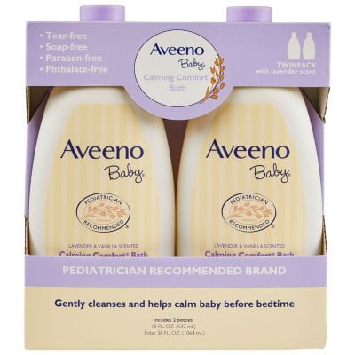 Aveeno Baby Calming Comfort Bath Wash (18 fl. oz., 2 pk.)
