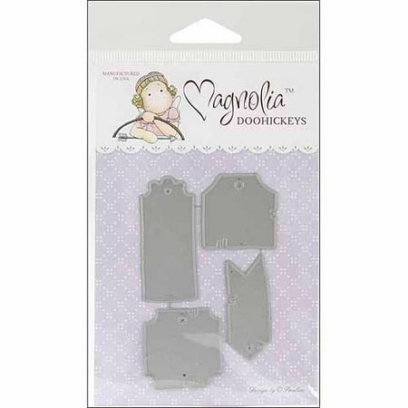 Magnolia Turning Leaves DooHickeys Dies-Tea Label Shapes