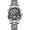Silver Black, variant on Men’s Skeleton Watch Stainless Steel Band Quartz Chronograph Waterproof Business Dress Wristwatch with Luminous Hands,Calendar & Multi-Functional Dial