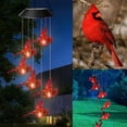 thumbnail image 3 of SolarHummingbirdWindChimeLightLEDChristmasButterflyLightGardenSolarWindChimeLightLandscapeLightGardenLight, 3 of 5