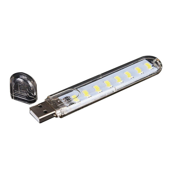 8 LED Energy Saving USB Night Light Lamp Portable for Computer Notebook Lighting