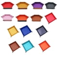 thumbnail image 2 of Bandeja cuadrada / hexagonal Bar Discoteca Tablero de juegos Plegable PU Placa de cuero Caja de almacenamiento de escritorio sidaley FN0094-03, 2 of 7