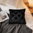 thumbnail image 6 of Clearance 2 Pack Halloween Decor Embroidery Pillow Covers - 18"x18" Soft Cute Black Ghost Pillow Cover, Halloween Decorations Gift for Spooky Season & Cozy Fall Decor, 6 of 8