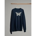 thumbnail image 3 of Daisy Butterfly Sweatshirt Women -Image by Shutterstock, Female Small, 3 of 4