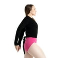 thumbnail image 4 of Capezio Ribbed Knit Wrap Sweater, 4 of 5