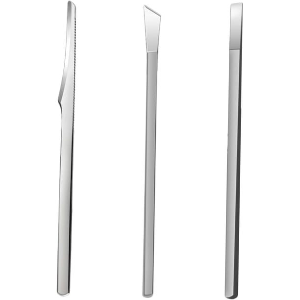 Set Profesional De 3 Piezas Para Uñas Encarnadas y Callos Lima Para Piel Muerta y Cuchillos De Acero Inoxidable, Herramientas Multifuncionales Para Pedicura y Cuidado De Pies