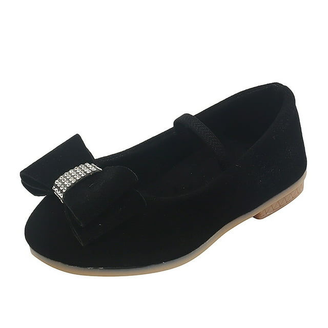 REDARER Chaussures de Princesse pour Filles, Sandales Simples à Nœud, Taille 4,5-5 Ans