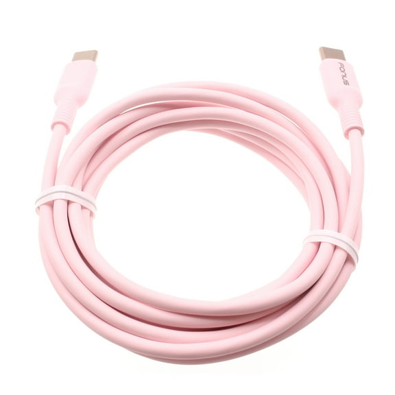 USB-C to Type-C Pink 6ft Long Cable for Motorola Razr  (2023) Phone - PD Fast Charger Cord Power Wire Sync for Motorola Razr Plus (2023)