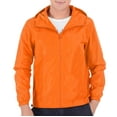 thumbnail image 3 of Red Polyester Leisure Solid Solid Color Hooded Neck Weekend Men's Casual Jackets, Men's Autumn And Winter Solid Color Plus Long Sleeve Hooded Casual Jacket, 3 of 3