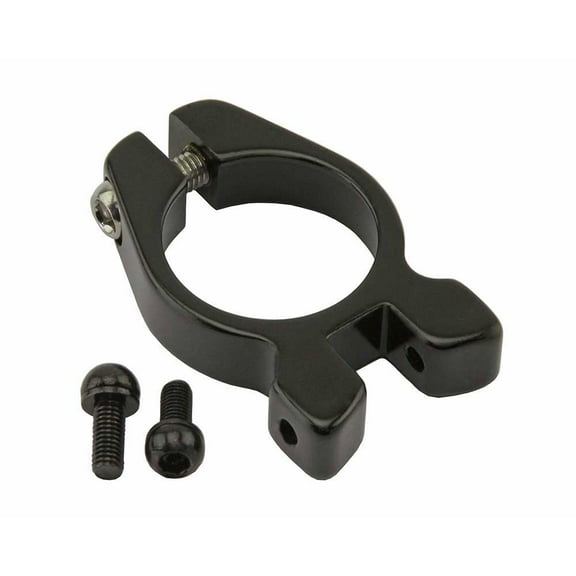 Alloy Seatpost Clamp Rear Rack Mount 34.9 mm Black.