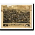 thumbnail image 2 of Historic Framed Print, CT South Manchester 1880 MAP, 17-7/8" x 21-7/8", 2 of 9