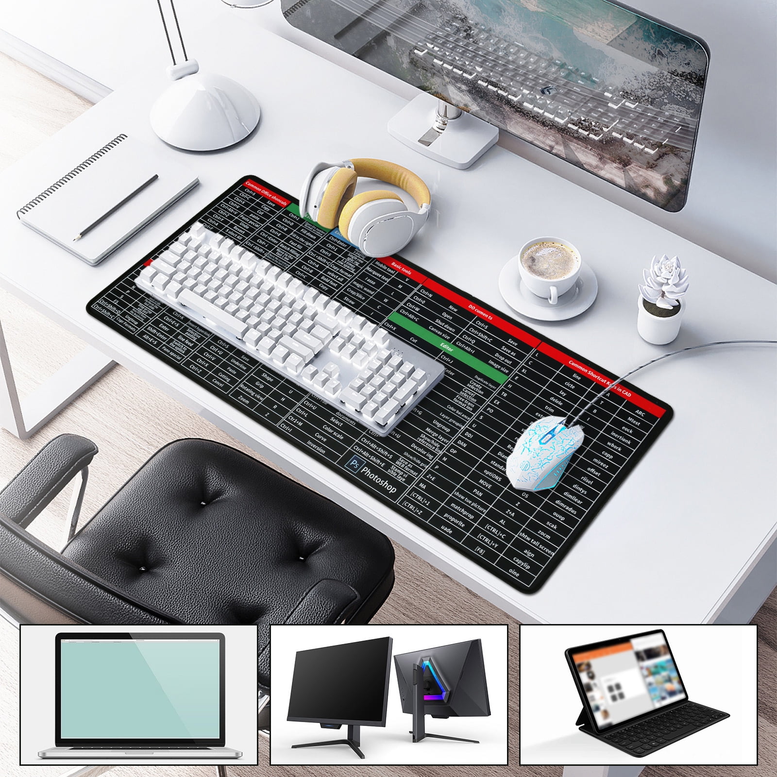 Anti-Slip Keyboard Pad Anti-Rutsch-Tastatur-Pad- With Office