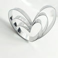 thumbnail image 7 of Kripyery 3Pcs Cookie Mold Stainless Steel Heart Shape Cookie Cutter Set Durable Creative Biscuit Mold for Cake Decoration, 7 of 7
