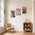 thumbnail image 4 of ZHONGYUTONG 3 Piece Farm Animal Wall Art Funny Highland Cow Donkey Pig Painting Animal and Flower Pictures Farmhouse Canvas Prints Home Decor Framed (12.00" x 16.00" x 3PCS), 4 of 5