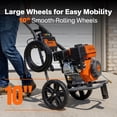 thumbnail image 5 of NOVUS Gas Pressure Washer, 3500 PSI, 2.6 GPM, 212cc 4-Cycle Engine, Onboard Soap Tank, 5 Nozzles, 30-ft Hose for Outdoor Washing, 5 of 10
