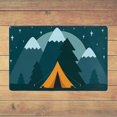 thumbnail image 5 of XMXY Adventure Travel Tented Camp Area Rugs Doormat Outdoor Entrance , Facecloth Non-slip Floor Mat Rug for Living Room Kitchen Sink Area Indoor 36"x24", 5 of 9