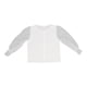 thumbnail image 1 of Camiseta de mujer con cuello redondo y encaje transparente Nikou XL color blanco, 1 of 15