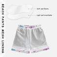 thumbnail image 5 of Kids' Beach Pants Comfortable Swim Trunks Pink and Blue Butterflies Shorts for Pool Vacation and Lounge Wear X-Small, 5 of 8