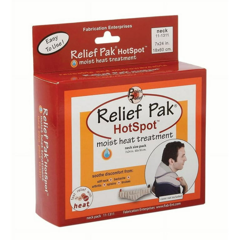 Relief Pak HotSpot Moist Heat Pack - neck contour - 7 Relief Pak HotSpot Moist Heat Pack - neck contour - 7