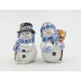 thumbnail image 1 of Cosmos Gifts Glossy Snowman Couple Salt and Pepper Set, 3-1/2-Inch, 1 of 6