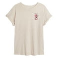 thumbnail image 2 of Barbie - Barbie Western Americana - Women's Oversized Graphic T-Shirt, 2 of 4