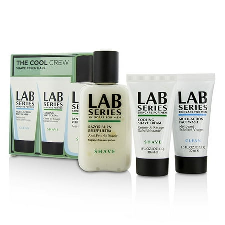 Aramis - The Cool Crew Shave Essentials Kit: Multi-Action Face Wash 30ml + Cooling Shave Cream 30ml + Razor Burn Relief Ultra After Shave Therapy 100ml (Best Razor Burn Relief)