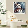 thumbnail image 6 of Diamond Art Kits for Adults, Christmas Diamond Painting Kits for Beginners, Snowman Diamonds Art Painting Kits, 5D Round Full Drill Crafts Kits Home Decor Gifts 12x12inch, 6 of 14