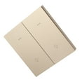 thumbnail image 5 of Interruptor de luz inteligente para ZigBee, Control inalámbrico de sincronización por voz, 2 interruptores de pared inteligentes de cantidad de Control abierto, CA 100-240V, 5 of 5