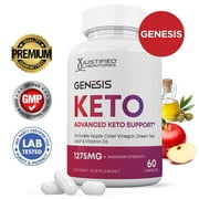 Genesis Keto ACV Pills 1275mg Alternative to Gummies Dietary Supplement 60 Capsules