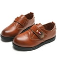 thumbnail image 4 of kkdom Boys Girls Dress Shoes Oxfords Formal Leather Shoes Wedding School Uniform Brown Size 9 Toddler, 4 of 7