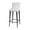 White Leather, variant on Maxwell 32.5 in. Seat Height Leather and Iron Bar Stool - White