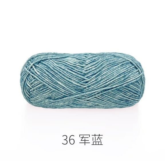 XmhyTop 50G Medium Worsted Weight Wool Yarn (142Yds), Soft Yarn Ideal for Crocheting & Knitting Projects, Military Blue